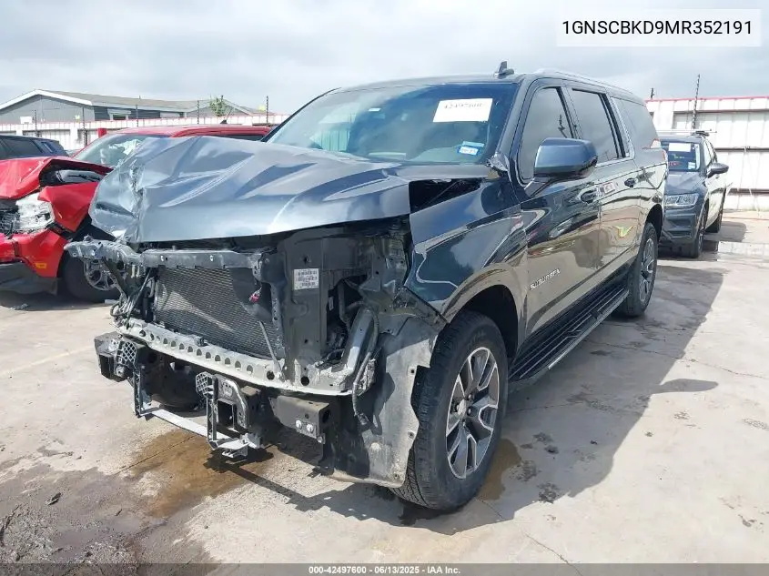 2021 Chevrolet Suburban 2Wd Ls VIN: 1GNSCBKD9MR352191 Lot: 42497600