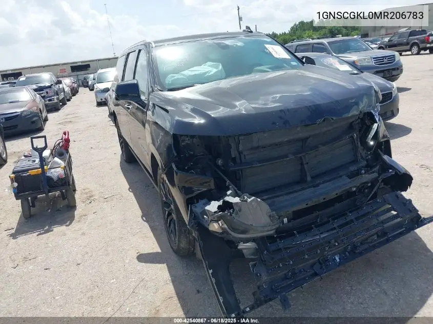 2021 Chevrolet Suburban 2Wd High Country VIN: 1GNSCGKL0MR206783 Lot: 42540867