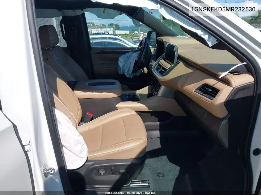 2021 Chevrolet Suburban 4Wd Premier VIN: 1GNSKFKD5MR232530 Lot: 42554269