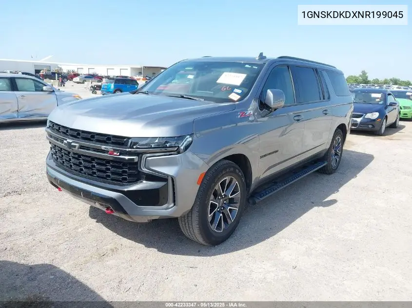 2022 Chevrolet Suburban 4Wd Z71 VIN: 1GNSKDKDXNR199045 Lot: 42233347