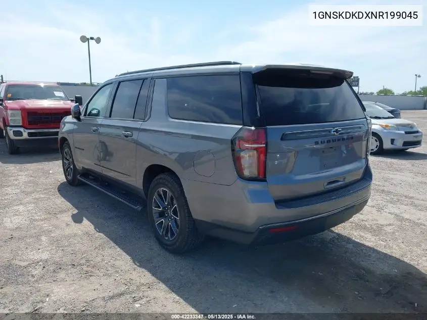 2022 Chevrolet Suburban 4Wd Z71 VIN: 1GNSKDKDXNR199045 Lot: 42233347