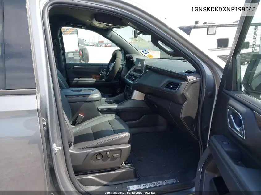 2022 Chevrolet Suburban 4Wd Z71 VIN: 1GNSKDKDXNR199045 Lot: 42233347