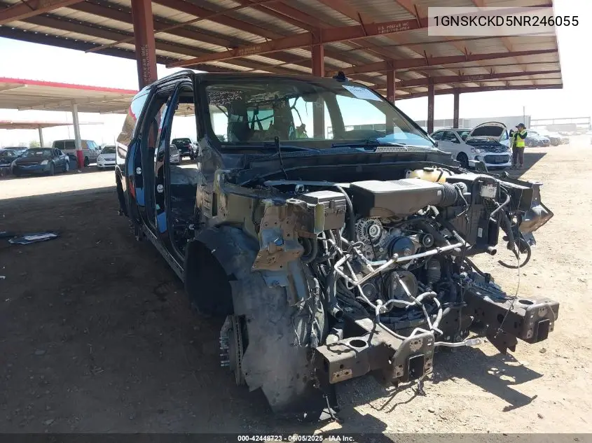 2022 Chevrolet Suburban 4Wd Lt VIN: 1GNSKCKD5NR246055 Lot: 42448723