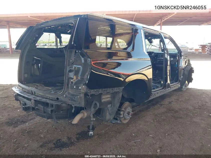 2022 Chevrolet Suburban 4Wd Lt VIN: 1GNSKCKD5NR246055 Lot: 42448723