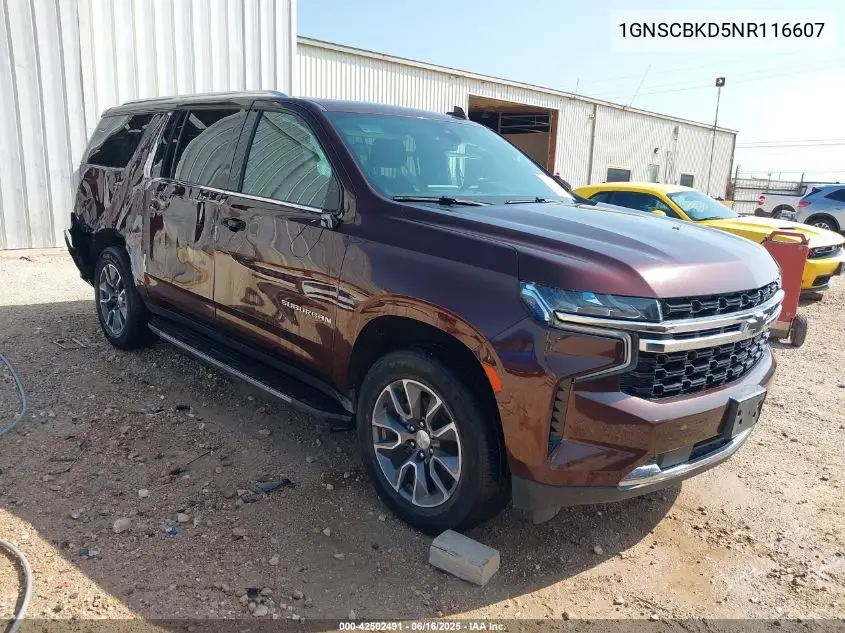 2022 Chevrolet Suburban 2Wd Ls VIN: 1GNSCBKD5NR116607 Lot: 42502491