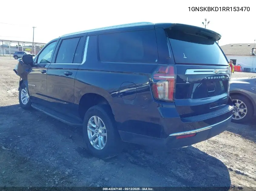 2024 Chevrolet Suburban 4Wd Ls VIN: 1GNSKBKD1RR153470 Lot: 42247140