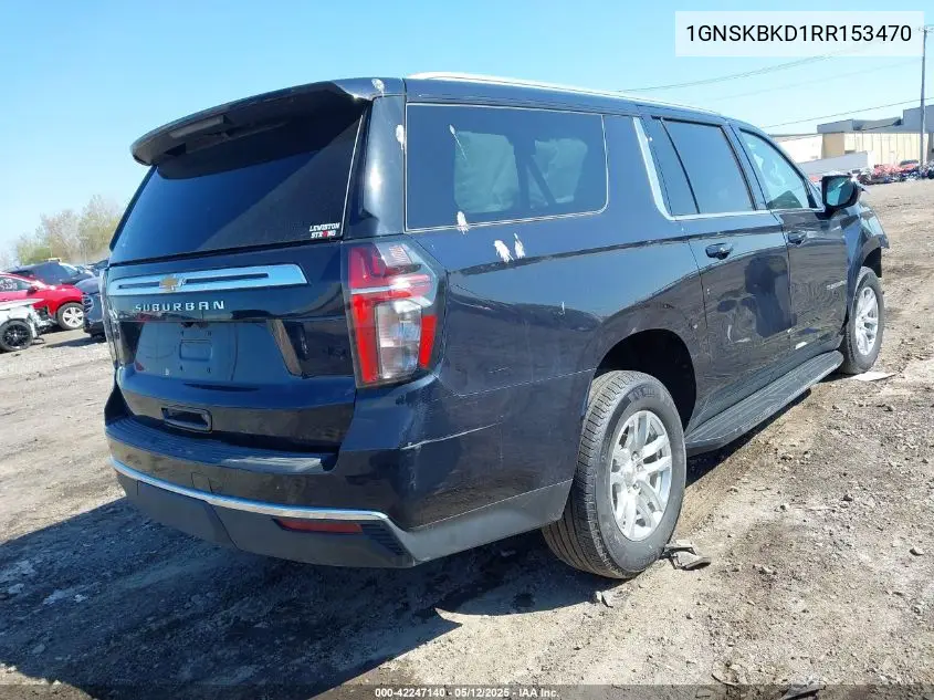 2024 Chevrolet Suburban 4Wd Ls VIN: 1GNSKBKD1RR153470 Lot: 42247140