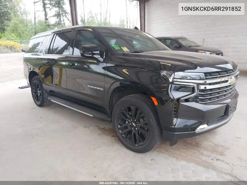 2024 Chevrolet Suburban 4Wd Lt VIN: 1GNSKCKD6RR291852 Lot: 42257492