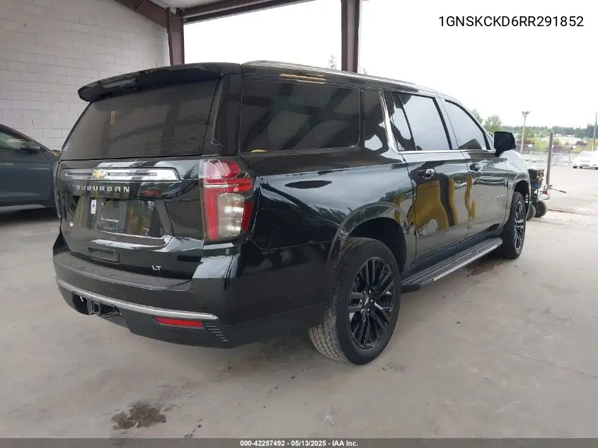 2024 Chevrolet Suburban 4Wd Lt VIN: 1GNSKCKD6RR291852 Lot: 42257492