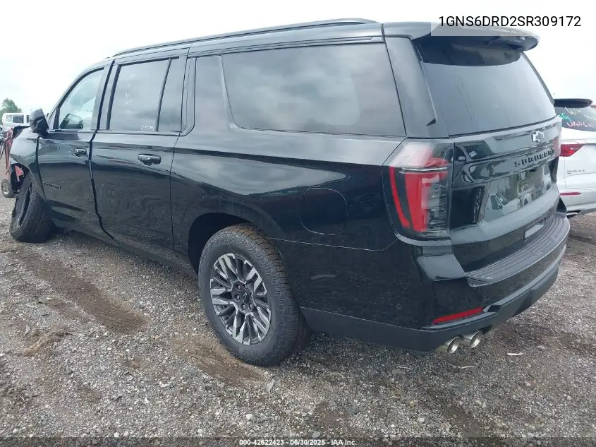 2025 Chevrolet Suburban 4Wd Z71 VIN: 1GNS6DRD2SR309172 Lot: 42622423