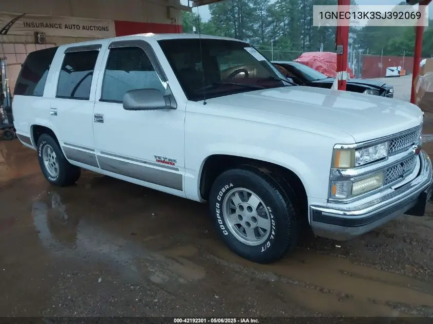 1995 Chevrolet Tahoe C1500 VIN: 1GNEC13K3SJ392069 Lot: 42192301