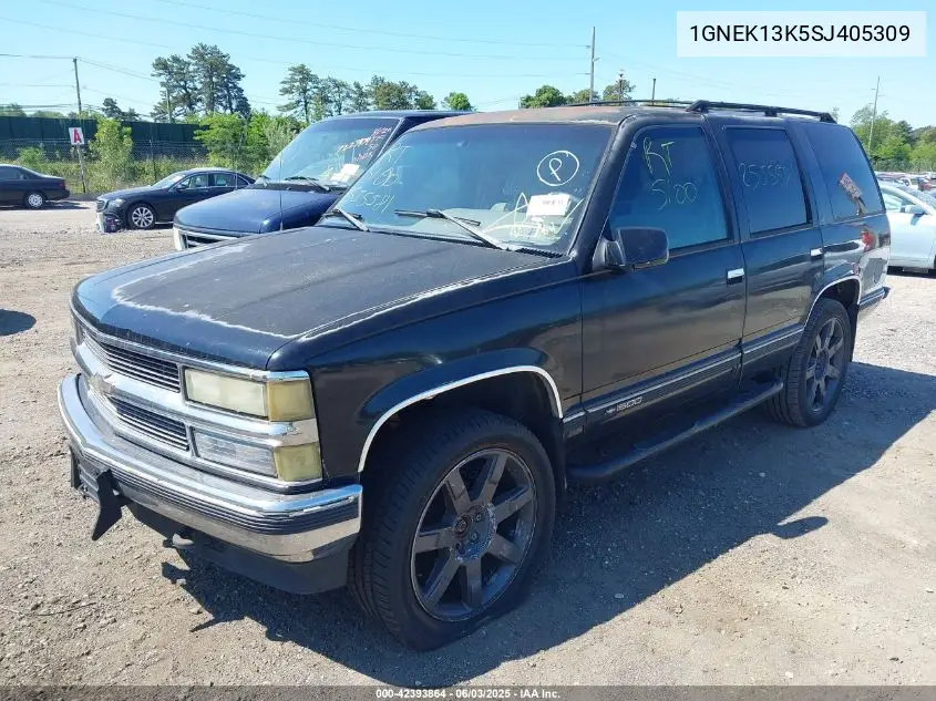 1995 Chevrolet Tahoe K1500 VIN: 1GNEK13K5SJ405309 Lot: 42393864