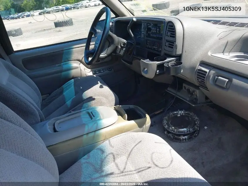 1995 Chevrolet Tahoe K1500 VIN: 1GNEK13K5SJ405309 Lot: 42393864