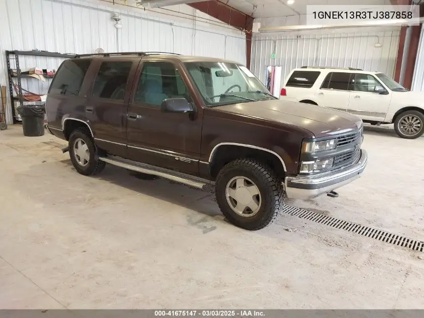 1996 Chevrolet Tahoe K1500 VIN: 1GNEK13R3TJ387858 Lot: 41675147