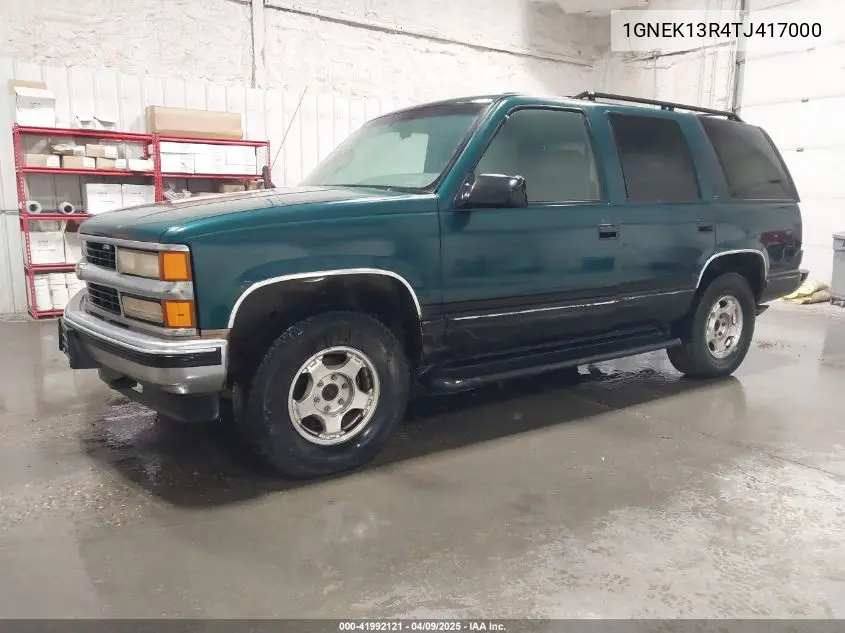 1996 Chevrolet Tahoe K1500 VIN: 1GNEK13R4TJ417000 Lot: 41992121