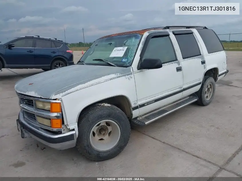 1996 Chevrolet Tahoe C1500 VIN: 1GNEC13R1TJ301816 Lot: 42164036