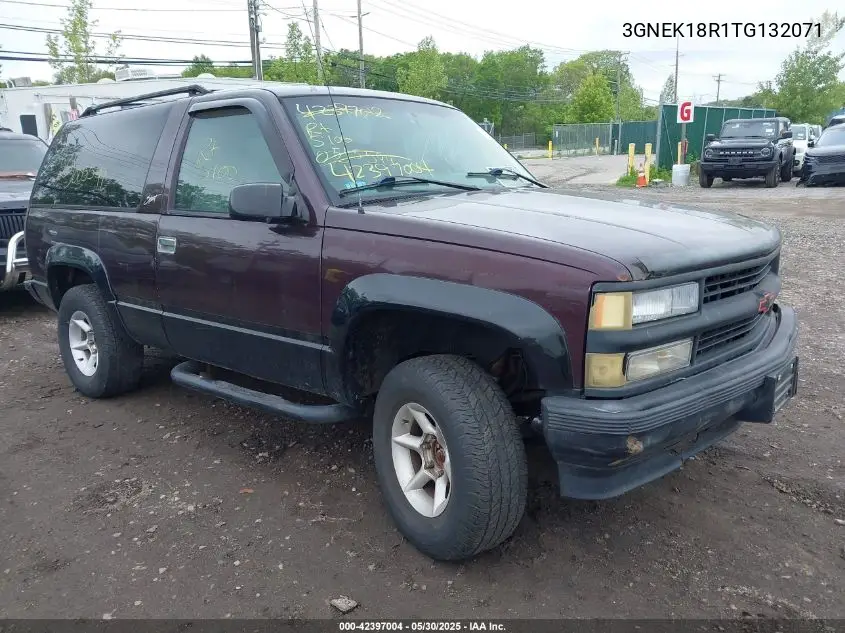 1996 Chevrolet Tahoe K1500 VIN: 3GNEK18R1TG132071 Lot: 42397004