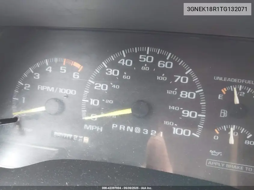 1996 Chevrolet Tahoe K1500 VIN: 3GNEK18R1TG132071 Lot: 42397004