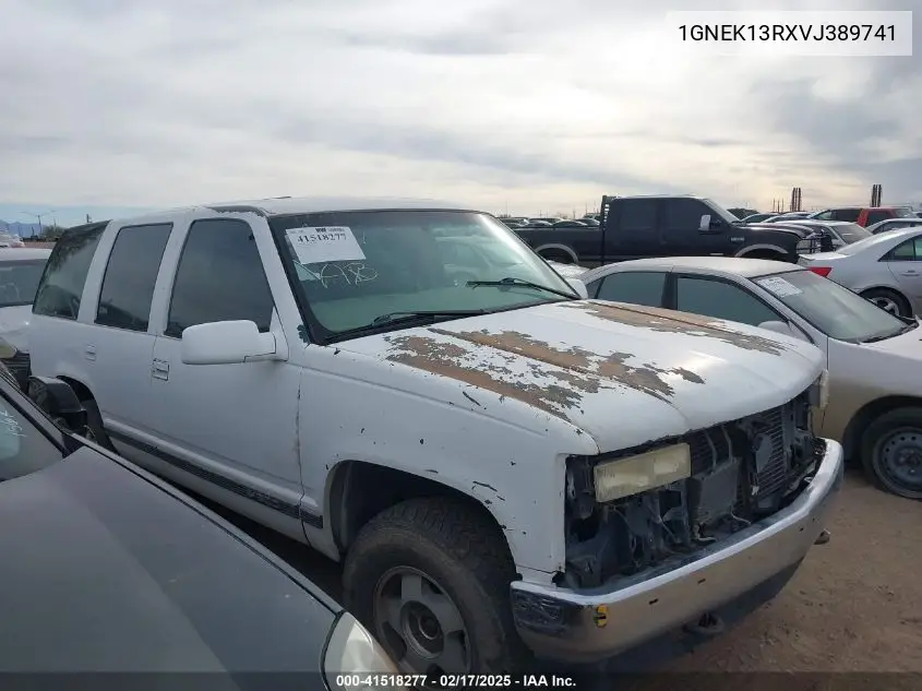 1997 Chevrolet Tahoe Ls VIN: 1GNEK13RXVJ389741 Lot: 41518277