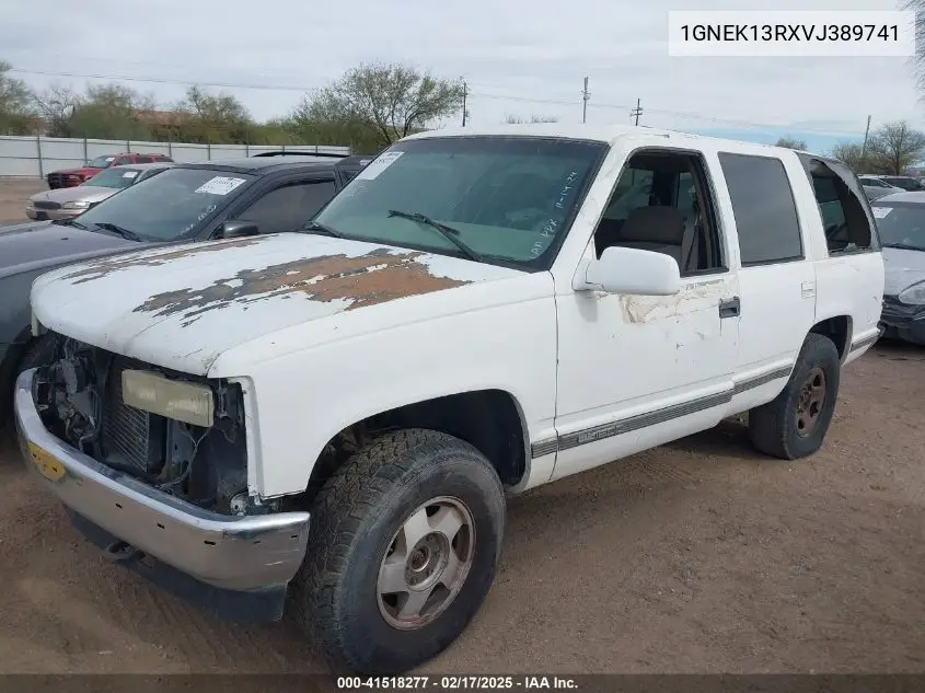 1997 Chevrolet Tahoe Ls VIN: 1GNEK13RXVJ389741 Lot: 41518277