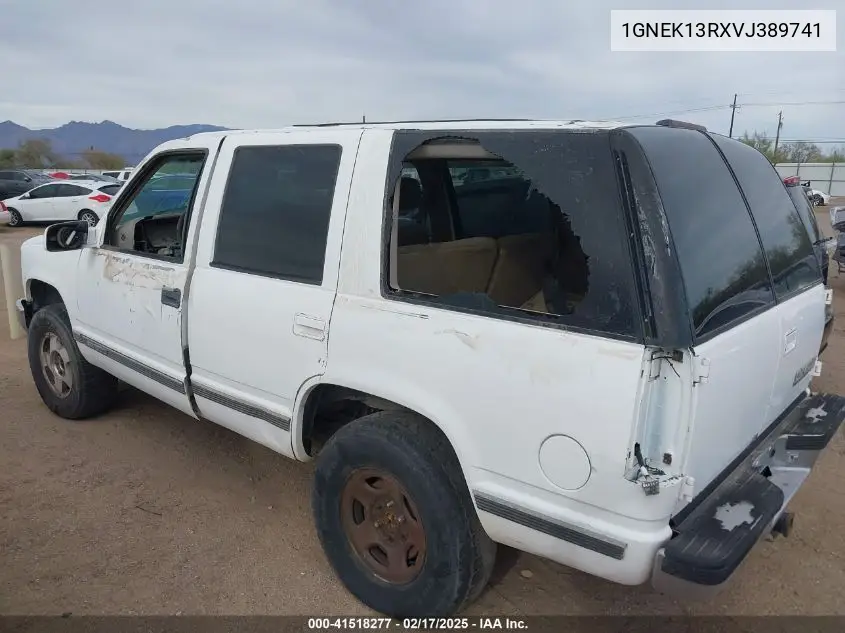 1997 Chevrolet Tahoe Ls VIN: 1GNEK13RXVJ389741 Lot: 41518277