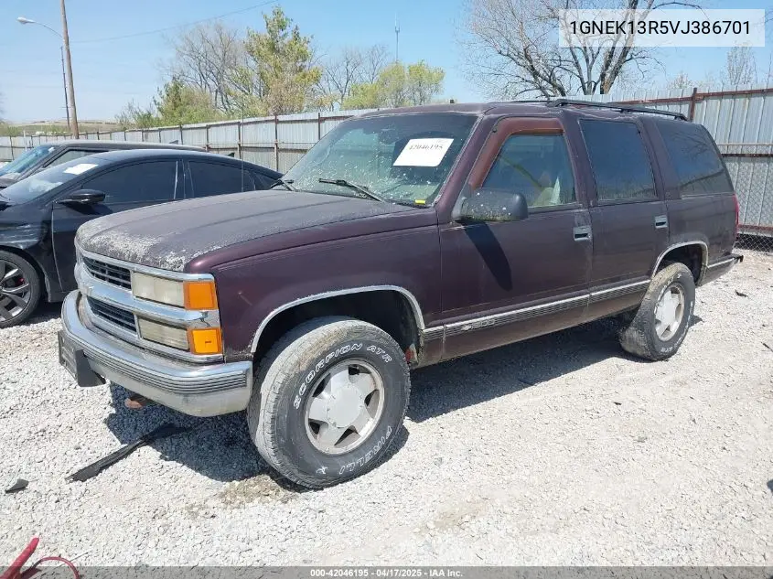 1997 Chevrolet Tahoe Ls VIN: 1GNEK13R5VJ386701 Lot: 42046195