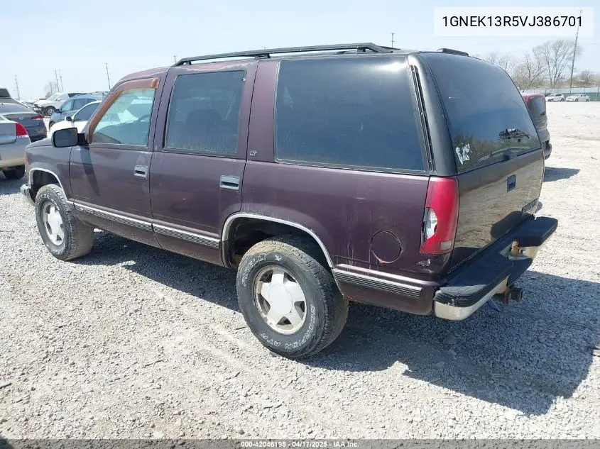 1997 Chevrolet Tahoe Ls VIN: 1GNEK13R5VJ386701 Lot: 42046195