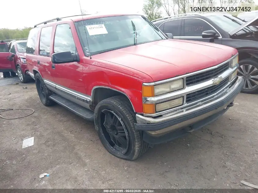 1997 Chevrolet Tahoe Ls VIN: 1GNEK13R2VJ347452 Lot: 42173299
