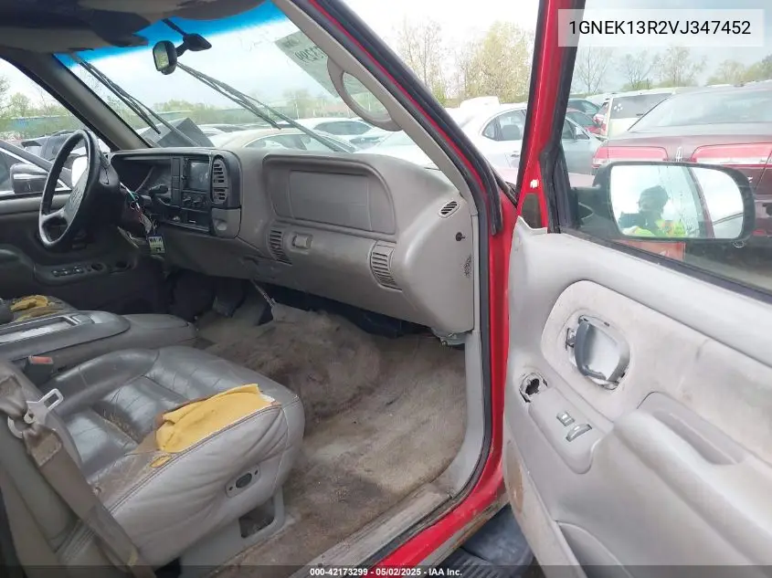 1997 Chevrolet Tahoe Ls VIN: 1GNEK13R2VJ347452 Lot: 42173299