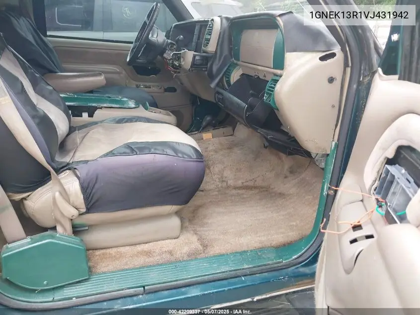 1997 Chevrolet Tahoe Ls VIN: 1GNEK13R1VJ431942 Lot: 42209337