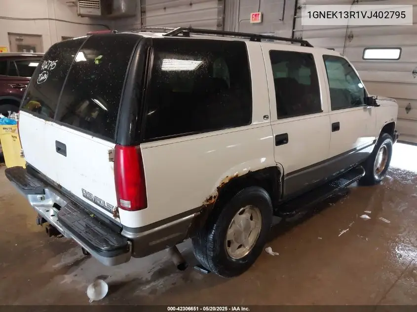 1997 Chevrolet Tahoe Ls VIN: 1GNEK13R1VJ402795 Lot: 42306651