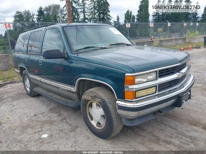 1997 Chevrolet Tahoe Ls VIN: 1GNEK13R0VJ362743 Lot: 42594287
