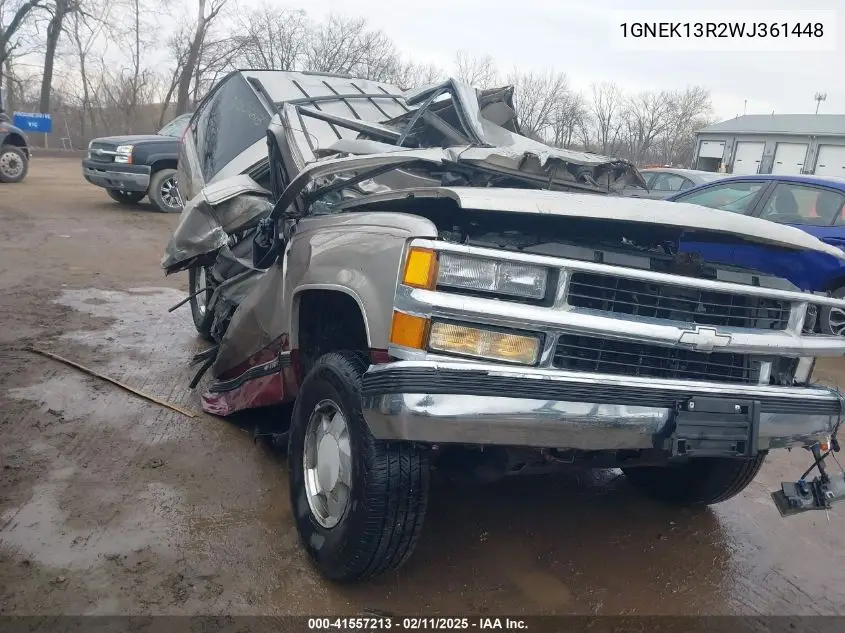 1998 Chevrolet Tahoe Ls VIN: 1GNEK13R2WJ361448 Lot: 41557213