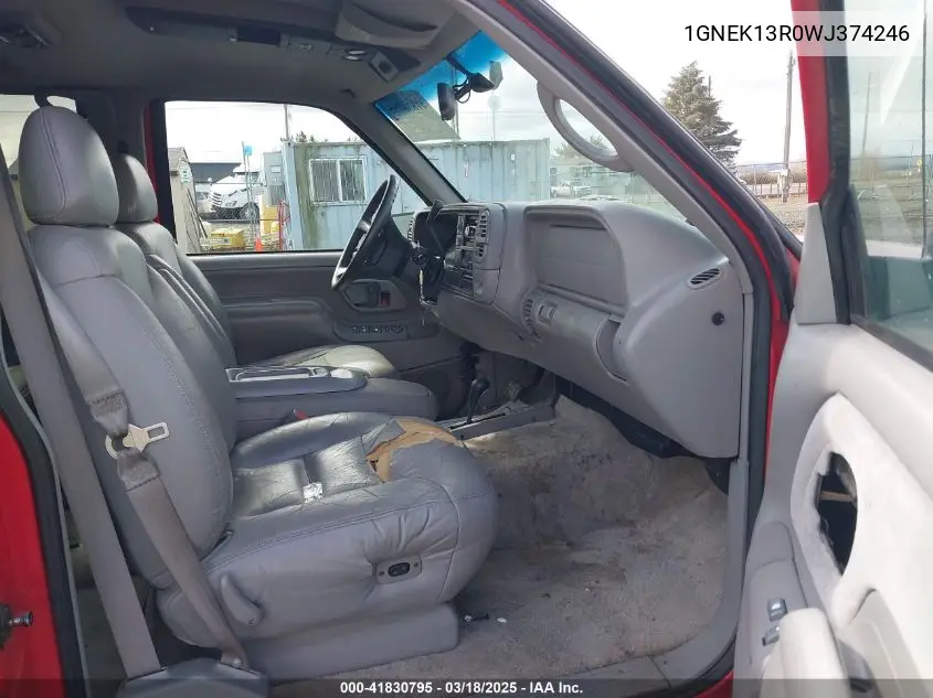 1998 Chevrolet Tahoe Ls VIN: 1GNEK13R0WJ374246 Lot: 41830795