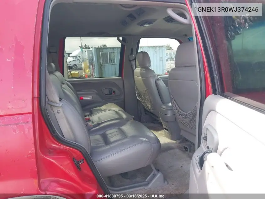 1998 Chevrolet Tahoe Ls VIN: 1GNEK13R0WJ374246 Lot: 41830795