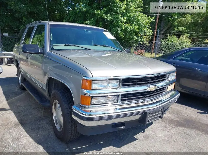 1998 Chevrolet Tahoe Ls VIN: 1GNEK13R0WJ321045 Lot: 42223891