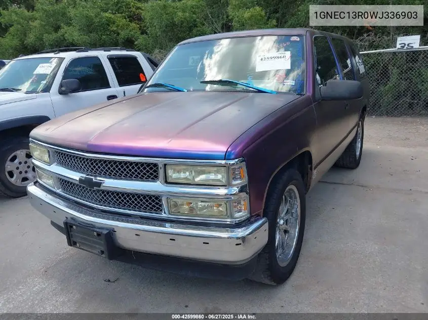 1998 Chevrolet Tahoe Ls VIN: 1GNEC13R0WJ336903 Lot: 42599860