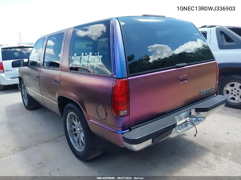 1998 Chevrolet Tahoe Ls VIN: 1GNEC13R0WJ336903 Lot: 42599860