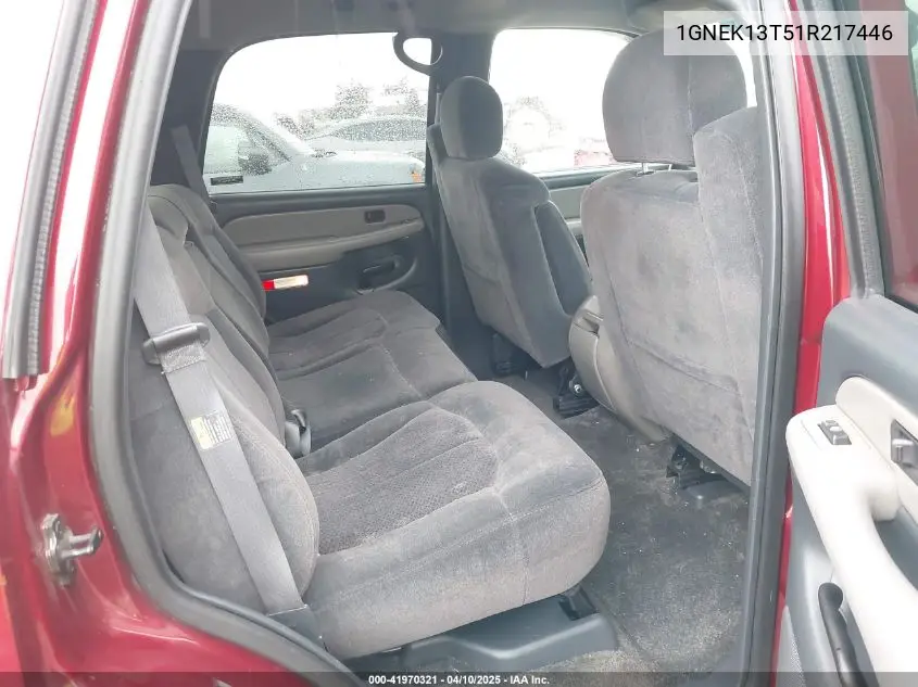 2001 Chevrolet Tahoe Ls VIN: 1GNEK13T51R217446 Lot: 41970321