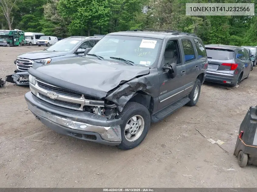 2001 Chevrolet Tahoe Lt VIN: 1GNEK13T41J232566 Lot: 42243126