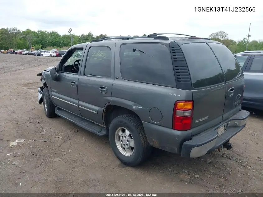 2001 Chevrolet Tahoe Lt VIN: 1GNEK13T41J232566 Lot: 42243126