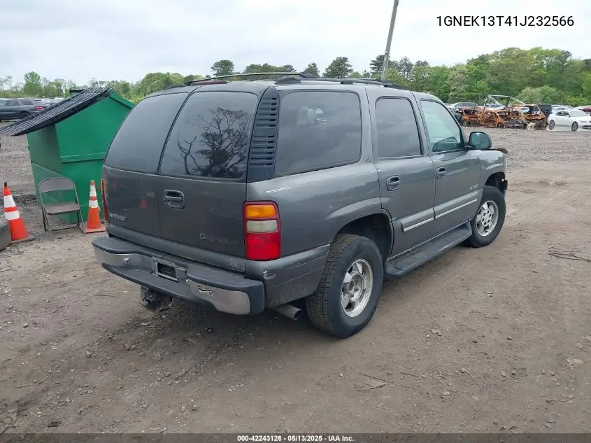 2001 Chevrolet Tahoe Lt VIN: 1GNEK13T41J232566 Lot: 42243126