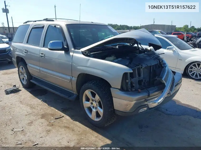 2001 Chevrolet Tahoe Lt VIN: 1GNEK13T51R157622 Lot: 42252687