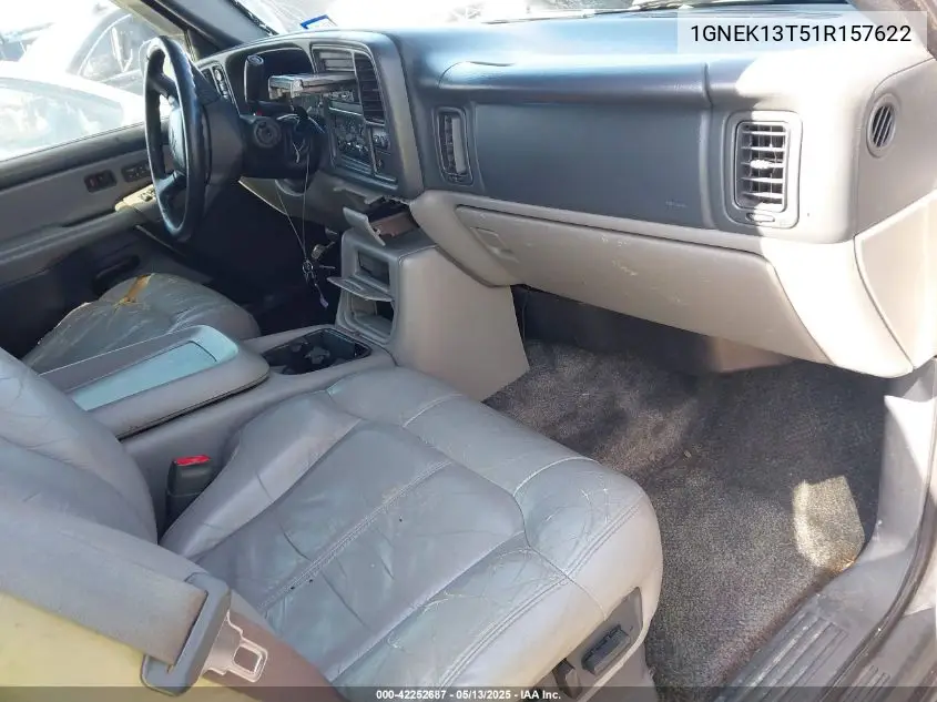 2001 Chevrolet Tahoe Lt VIN: 1GNEK13T51R157622 Lot: 42252687