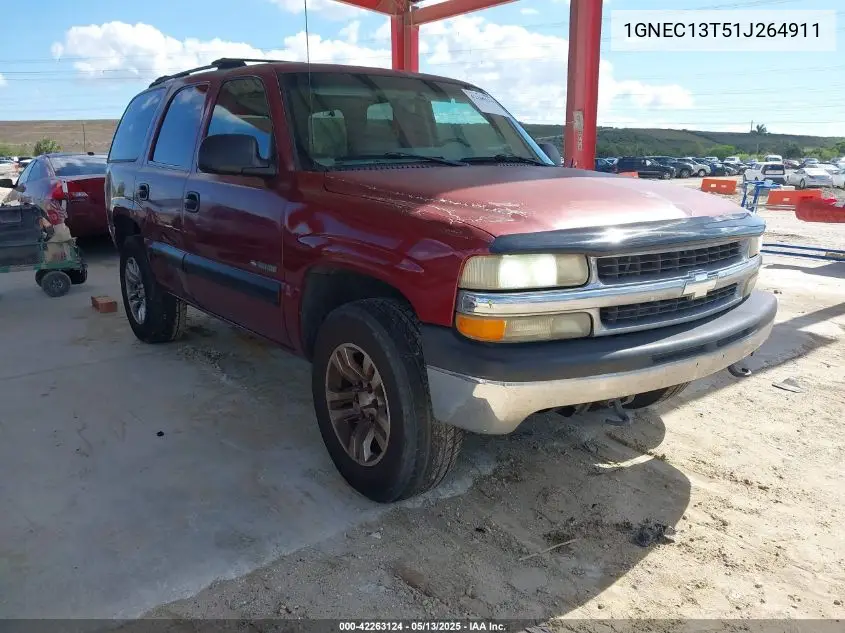 2001 Chevrolet Tahoe Ls VIN: 1GNEC13T51J264911 Lot: 42263124