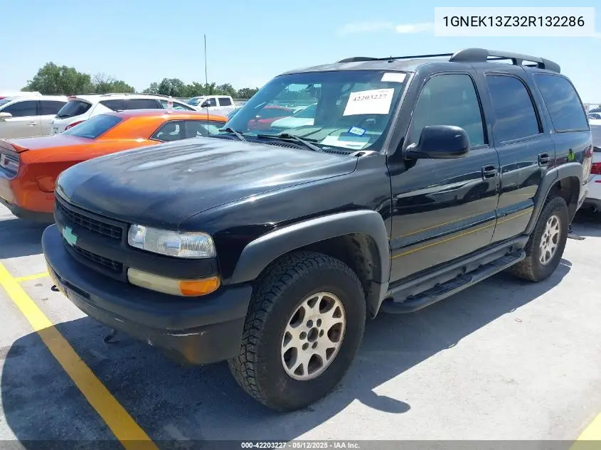 2002 Chevrolet Tahoe Z71 VIN: 1GNEK13Z32R132286 Lot: 42203227