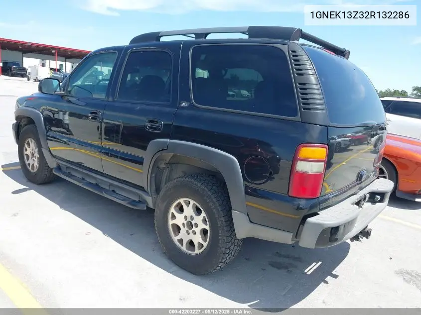 2002 Chevrolet Tahoe Z71 VIN: 1GNEK13Z32R132286 Lot: 42203227
