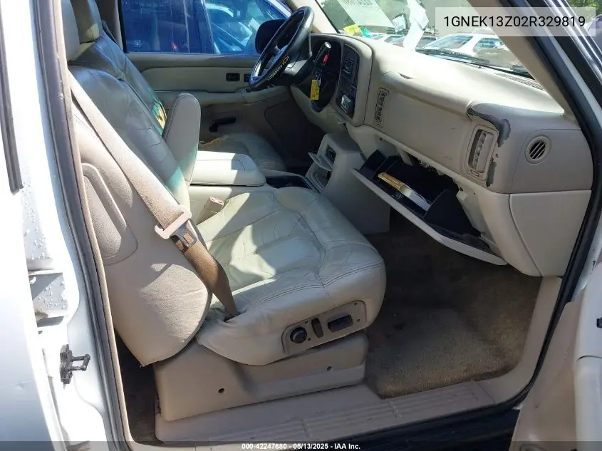 2002 Chevrolet Tahoe Z71 VIN: 1GNEK13Z02R329819 Lot: 42247680