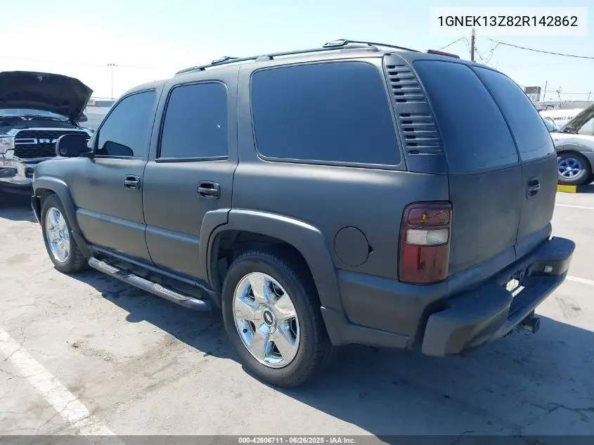 2002 Chevrolet Tahoe Z71 VIN: 1GNEK13Z82R142862 Lot: 42606711