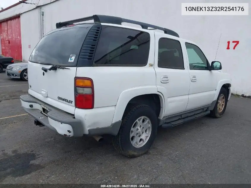 2002 Chevrolet Tahoe Z71 VIN: 1GNEK13Z32R254176 Lot: 42614235